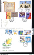 BM2512, Zypern. O, 1995, 4 FDC, Ex. 849-872 - Storia Postale