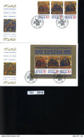 BM2516, Zypern. O, 1998, 2 FDC, 920-922 + Block 19  - Cartas