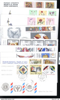 BM2507, Zypern. O, 1990, 9 FDC, 745-766 Komplett - Covers & Documents