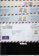 BM2332, Syrien, O,5 Echt Gelaufene Luftpostbriefe, Geschäftspost - Siria