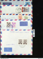 BM2316, Syrien, O, 5 Echt Gelaufene Briefe, Luftpost - Syrie