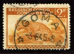 Congo Goma Oblit. Keach 8A2 Sur C.O.B. 240 Le 03/08/1945 - Oblitérés