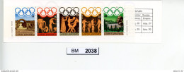 BM 2038, Griechenland, Xx, MH 2, Olympiade 1984 - Carnets
