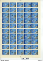 BM 2030, Griechenland, Xx, 884-886, Kongress Weltraumforschung 1965, 50 Sätze Im Bogen - Unused Stamps