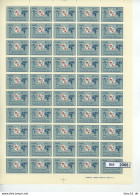 BM 2008, Griechenland, Xx, 875, 100 Jahre ITU 1965, 50 Stück Im Bogen - Unused Stamps