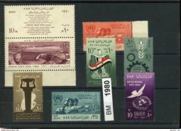 Ägypten, Xx, Konvolut Auf A6-Karte, Aus 1960 U.a. - Unused Stamps
