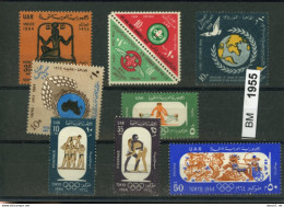 Ägypten, Xx, Konvolut Auf A6-Karte ZD 222-223, Aus 1964 U.a., Sätze - Nuevos