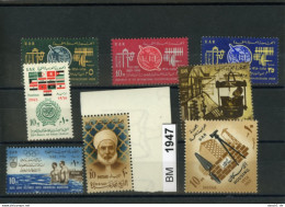 Ägypten, Xx, Konvolut Auf A6-Karte, 262-264, Aus 1965 U.a. - Neufs