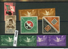 Ägypten, Xx, Konvolut Auf A6-Karte, Aus 1957 - 1967, Sätze, U.a. - Nuovi