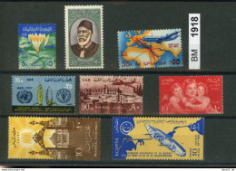 Ägypten, Xx, Konvolut Auf A6-Karte Aus 1956 - 1969 U.a. - Unused Stamps