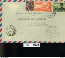 BM1673, Ägypten, O, Brief Gelaufen, MF, 28.03.1950, Cairo - Kaufbeuren - Lettres & Documents