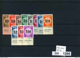 Israel, Xx, 191-201 - Unused Stamps (with Tabs)