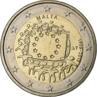 Malte, 2 Euro, Drapeau Européen, 2015, SPL, Bimétallique - Malta