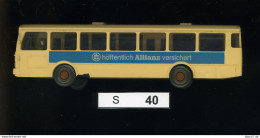 S040, 1:87, Wiking, Mercedes Omnibus ALLIANZ; Modell 700 - Road Vehicles