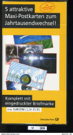 M300, 5 Maxipostkarten Zum Jahreswechsel 2000, Gestempelt SST 31.12.1999 - Geïllustreerde Postkaarten - Gebruikt