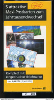 M299, 5 Maxipostkarten Zum Jahreswechsel 2000, Gestempelt SST 01.01.2000 - Geïllustreerde Postkaarten - Gebruikt