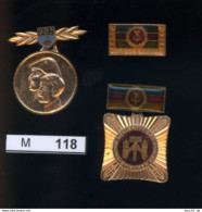 M118, DDR, 3 Auszeichnungen Bzw.Medaillen - GDR