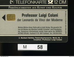 M058, Deutschland, TK, Sonderkarte Porsche / L. Colani, 12 DM, 1992 - K-Series : Customers Sets