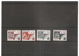 Timbres Neufs Sans Charniere Preobliteres 1987 N°194 197 Facial 1.57€ - 1964-1988