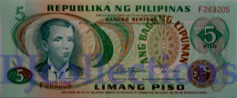 PHILIPPINES 5 PISO 1978 PICK 160c UNC - Filipinas