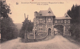 Stoumont - Sanatorium Provincial Pour Hommes A Borgoumont-la-Gleize - Entrée De La Propriété - Stoumont