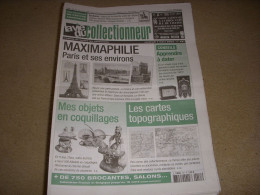 LVC VIE Du COLLECTIONNEUR 451 03.2003 MAXIMAPHILIE COQUILLAGE CARTE TOPOGRAPHIE  - Verzamelaars