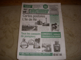 LVC VIE Du COLLECTIONNEUR 423 08.2002 CP ILE De RE LIMONADE CASQUES POMPIER  - Trödler & Sammler