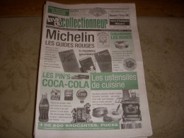 LVC VIE Du COLLECTIONNEUR 400 02.2002 GUIDE MICHELIN PIN'S COCA COLA EVENTAILS  - Verzamelaars