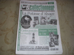 LVC VIE Du COLLECTIONNEUR 376 03.08.2001 POTASSE D'ALSACE BROSSERIE ST FELIX  - Brocantes & Collections