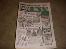 LVC VIE Du COLLECTIONNEUR 260 19.02.1999 ETIQUETTE CAMEMBERT CERAMIQUE ROBJ  - Collectors