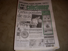 LVC VIE Du COLLECTIONNEUR 255 15.01.1999 NUS En CP PUZZLES CERAMIQUES TRAINS  - Verzamelaars