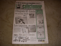 LVC VIE Du COLLECTIONNEUR 246 13.11.1998 VINYL 45t AN 60 TAQUIN PIN'S CITROEN  - Brocantes & Collections