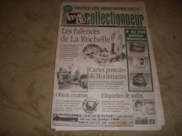 LVC VIE Du COLLECTIONNEUR 232 10.07.1998 FAIENCES LA ROCHELLE ETIQUETTE SODA  - Collectors