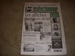 LVC VIE Du COLLECTIONNEUR 220 10.04.1998 AFFICHE CHEMIN FER COUPE-CHOUX  - Antichità & Collezioni