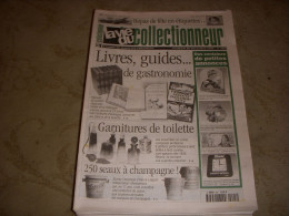 LVC VIE Du COLLECTIONNEUR 205 26.12.1997 LIVRE GASTRONOMIE SEAUX A CHAMPAGNE  - Brocantes & Collections