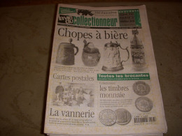LVC VIE Du COLLECTIONNEUR 163 31.01.1997 CHOPES BIERE CP VANNERIE RHINOCEROS  - Collectors