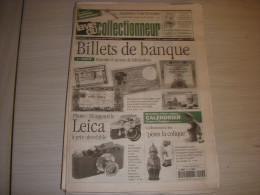 LVC VIE Du COLLECTIONNEUR 145 27.09.1996 BILLET BANQUE LEICA MULHOUSE En CP  - Antigüedades & Colecciones