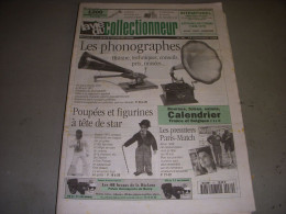 LVC VIE Du COLLECTIONNEUR 070 17.11.1994 PHONOGRAPHES PARIS MATCH SAVONS  - Antigüedades & Colecciones