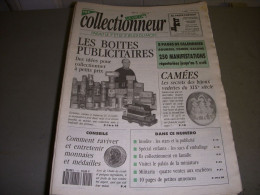 LVC VIE Du COLLECTIONNEUR 011 05.03.1992 BOITES PUBLICITAIRES CAMEES  - Antigüedades & Colecciones