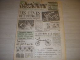 LVC VIE Du COLLECTIONNEUR 007 02.01.1992 FEVES CARTES De VOEUX CELERIFERE  - Antigüedades & Colecciones