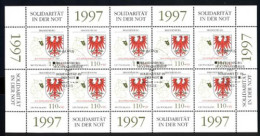 1941 Hochwasserhilfe Brandenburg 1997 - 10er-Bogen ESSt - 1991-2000