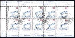 1890 Donaueschinger Musiktage - 10er-Bogen ESSt - 1991-2000