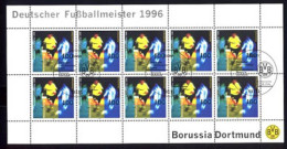 1879 Fußballmeister Borussia Dortmund - 10er-Bogen ESSt - 1991-2000