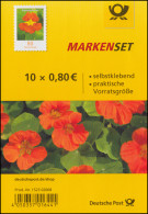 FB 89a Blume Kapuzinerkresse, Folienblatt Mit 10x 3482, - 02008, Postfrisch ** - 2011-2020