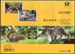 FB 44 Tierkinder Eichhörnchen / Wildkatze, Folienblatt Mit Je 10x 3129-3130, ** - 2011-2020