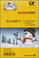 FB 41 Winter - Schneemann - Schneekugel, Folienblatt Mit 10x 3113, ** - 2011-2020