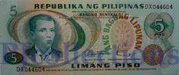 PHILIPPINES 5 PISO 1970 PICK 153b UNC - Filippine