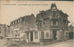 50 SAINT PAIR SUR MER - L'Hotel De Paris Et Sa Terrasse - état - Saint Pair Sur Mer