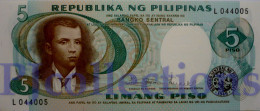 PHILIPPINES 5 PISO 1969 PICK 143b UNC - Philippines