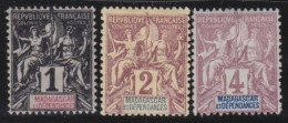 Madagascar   .  Y&T   .    28/30     .      *    .      Neuf Avec Gomme - Unused Stamps